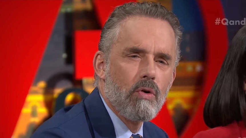 A close up shot of Jordan Peterson.