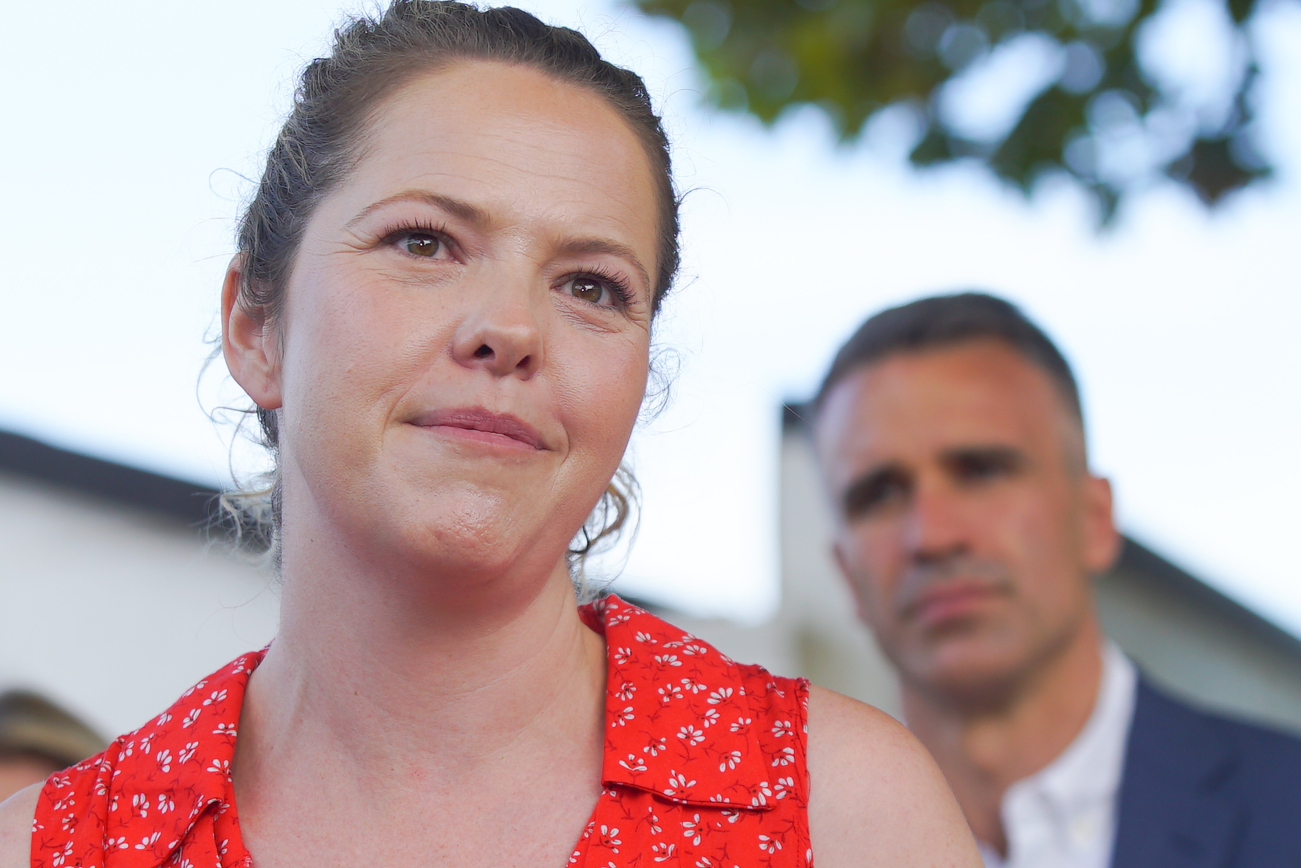 New Labor member for Elder Nadia Clancy with premier-elect Peter Malinauskas.