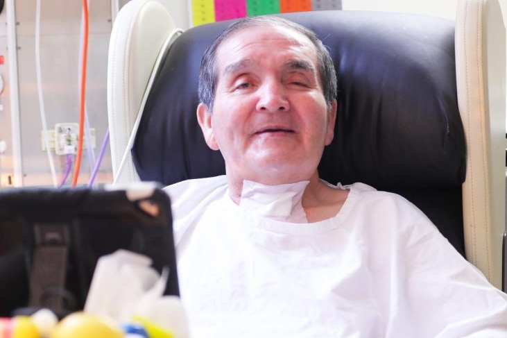 David Avila Mellado in hospital