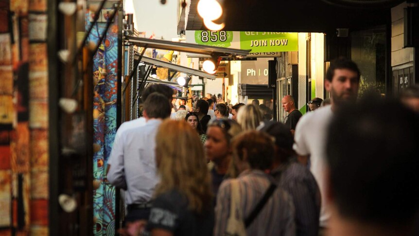 Crowds at the Inglewood Night Markets
