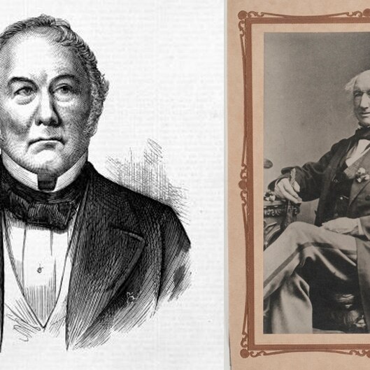 Explorers Hamilton Hume (left) and William Hovell.