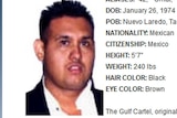 Wanted Mexican drug cartel chief Omar Trevino wanted poster
