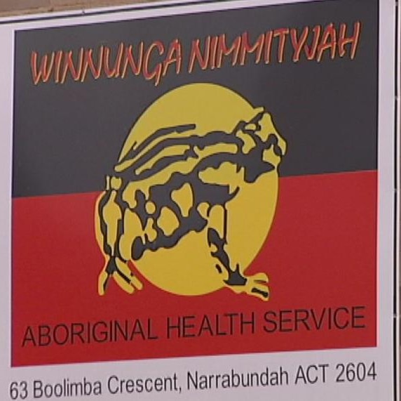 Winnunga Nimmityjah Aboriginal health service at Narrabundah in Canberra. Taken July 10, 2013.