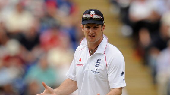 Up against it... England captain Andrew Strauss.