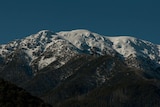 Snow covered Mount Bogong in North East Victoria in the winter.