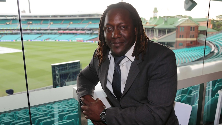 Henry Olonga at the SCG