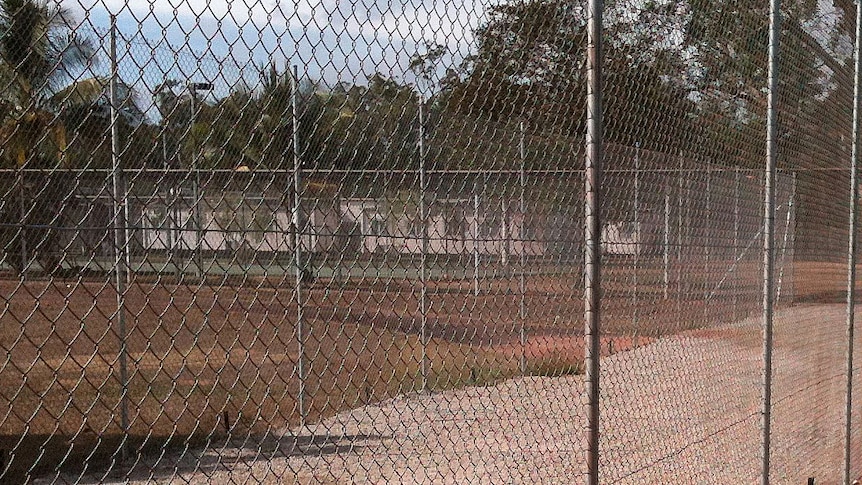 The Scherger Immigration Detention Centre is a half-hour journey from Weipa by dirt road.