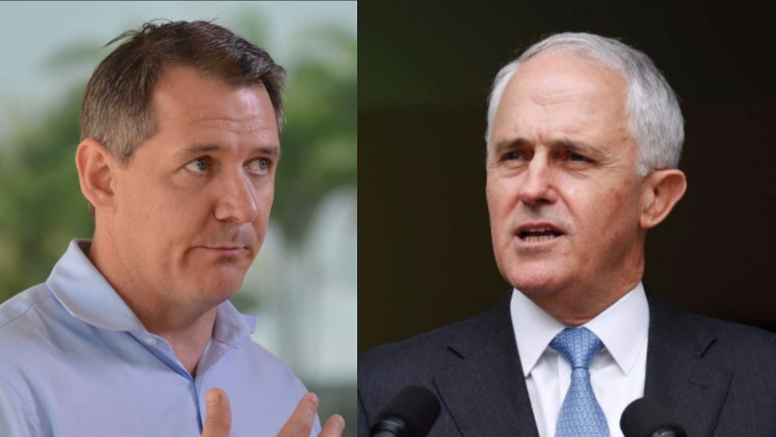 A composite image of Michael Gunner and Malcolm Turnbull.
