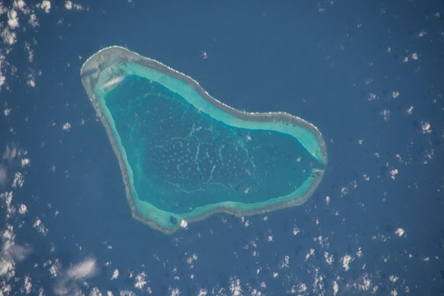 Satellite image of Scarborough Shoal