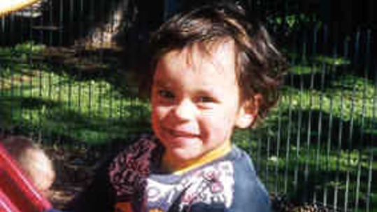 File pic of missing Myrtleford toddler Daniel Thomas.