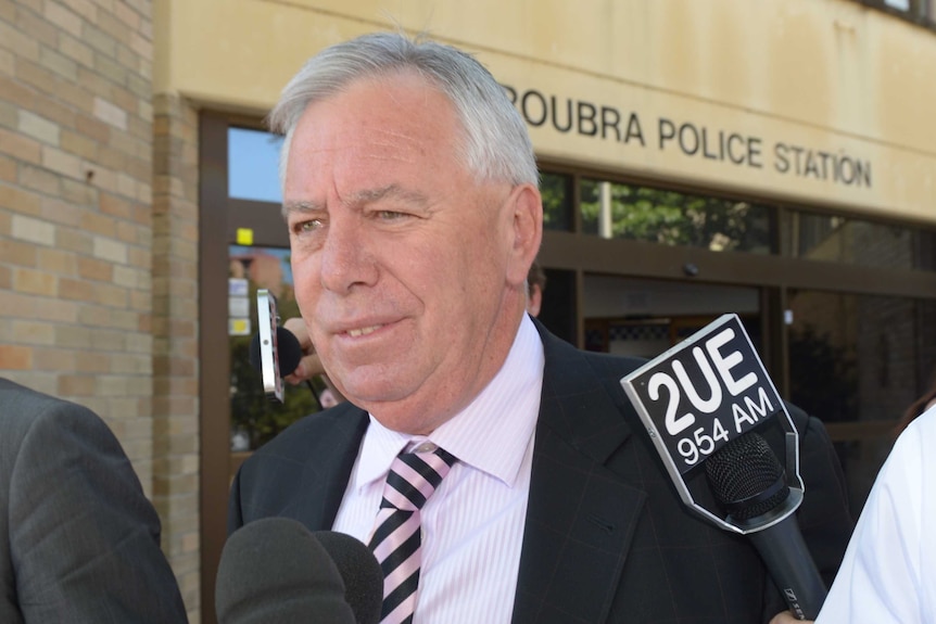 Former HSU national president Michael Williamson walks out of Maroubra Police Station on October 4, 2012.