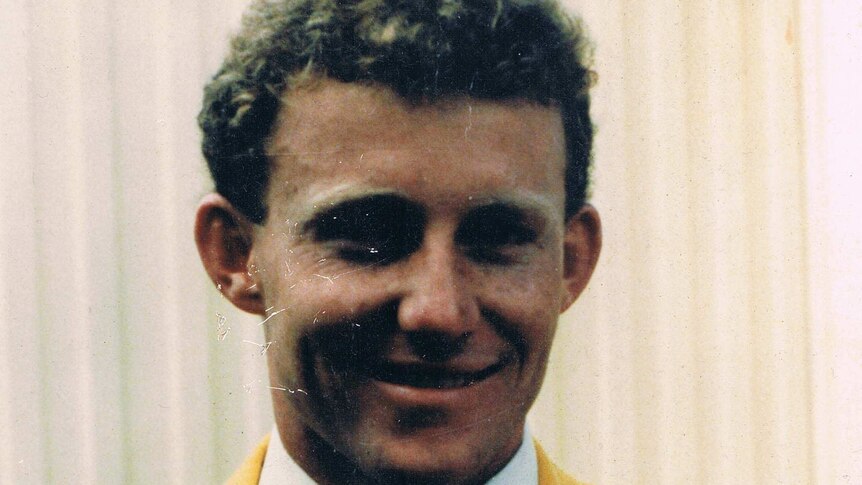 Daniel Esposito in his official Australian uniform for the 1984 Los Angeles Olympics