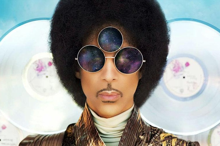 A promotional image of the artist Prince.