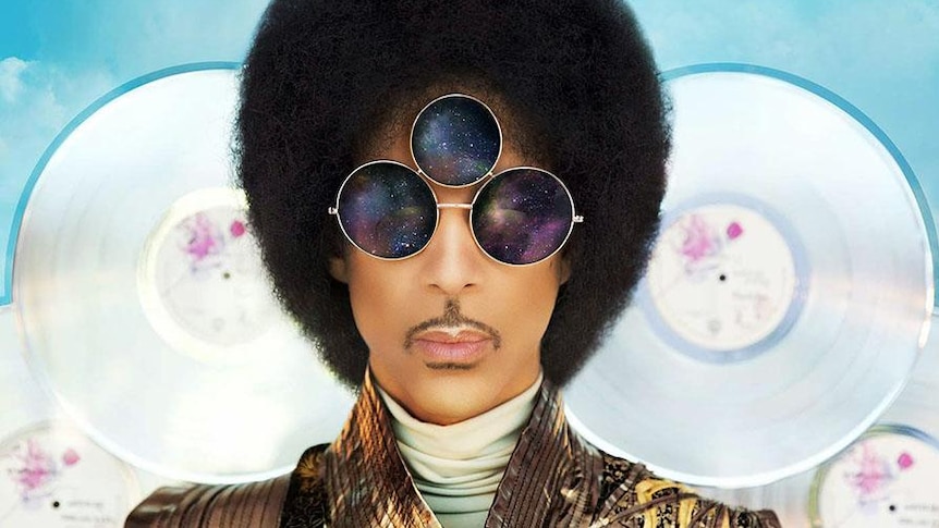 A promotional image of the artist Prince.