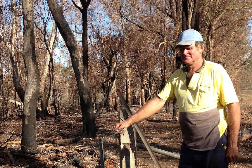 Lanholder Don Welsh on his Tarcutta property in the NSW Riverina