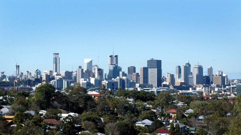 Brisbane city skyline