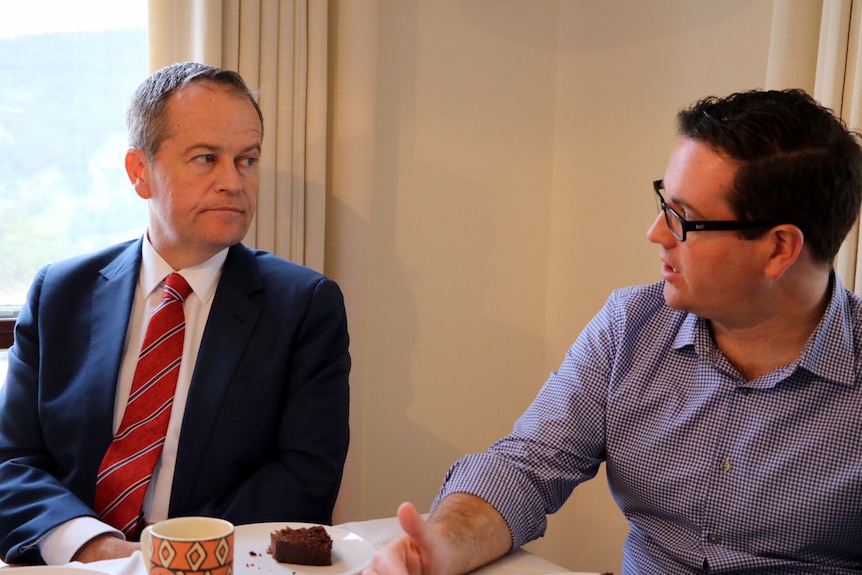 Bill Shorten and Matt Keogh