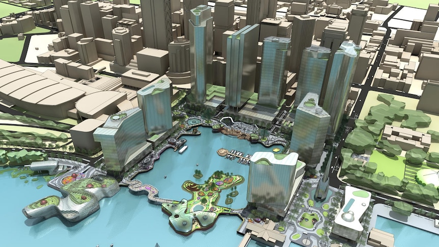 Perth city waterfront plan