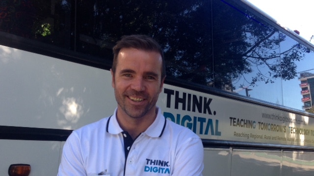 #ThinkDigitalCoach taking internet training around Australia