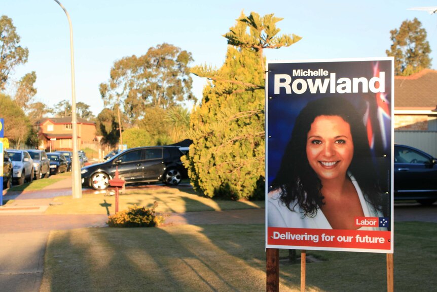 A poster for the Labor Candidate in Greenway