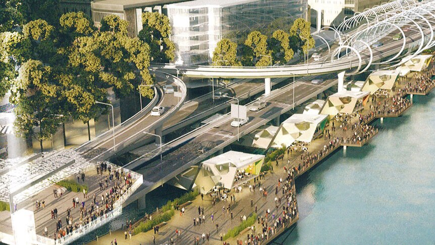 Artist's impression of $2 billion planned Queensland Government precinct for Brisbane's CBD.