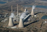 An eagle view of the Liddell power station in the Hunter Valley near Newcastle.