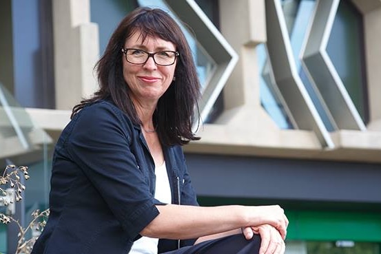 Professor Alison Venn outside Menzies Institute