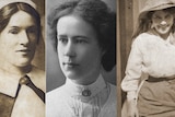 Queenslanders Sister Annie Cuskelly, Doctor Eleanor Bourne and Annie Grant.