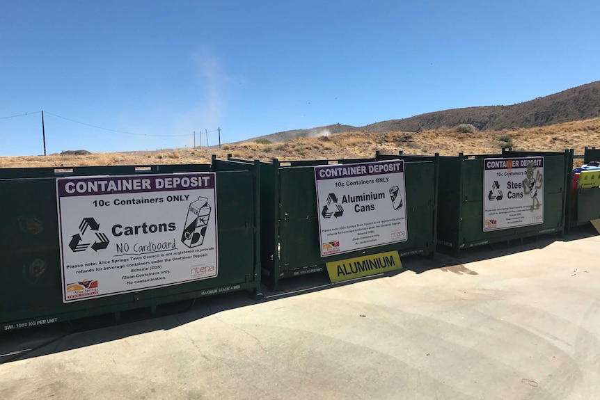 Alice Springs recycling centre