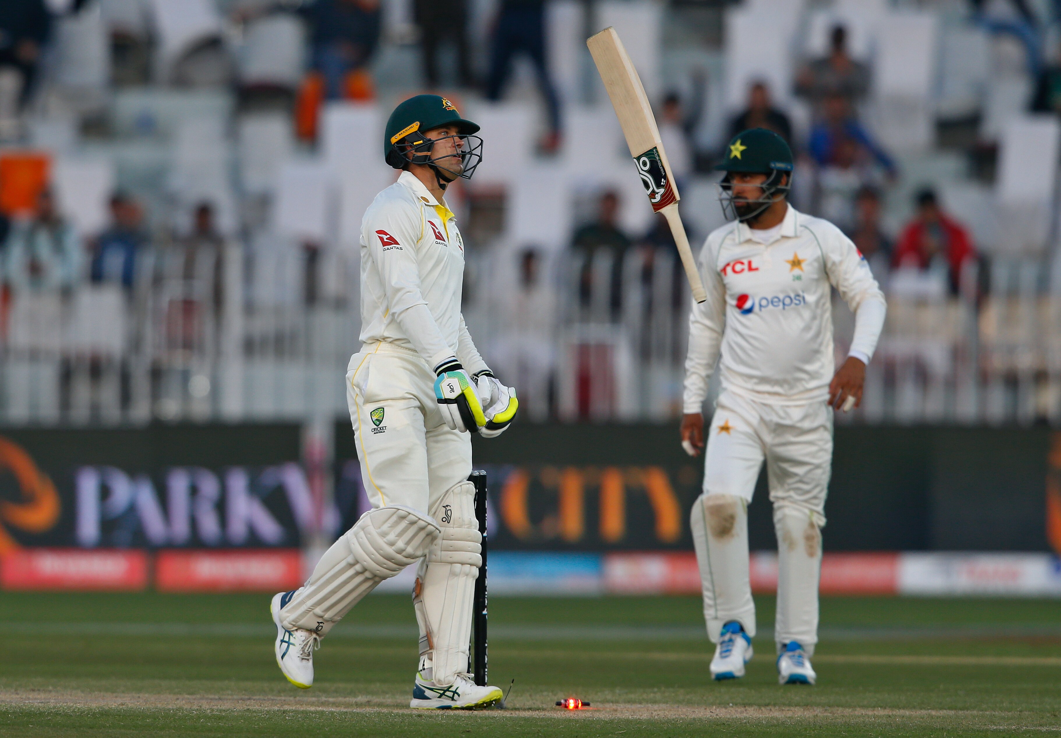 Live: Australia and Pakistan take first Test in Rawalpindi to the last day
