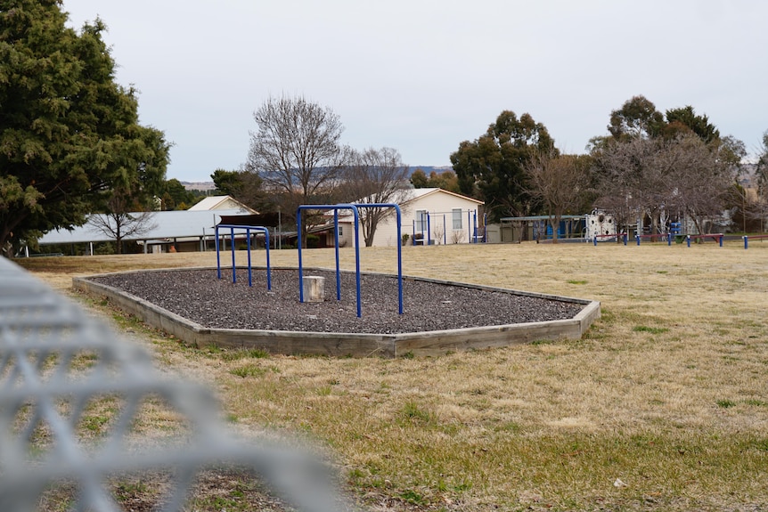 An empty playground at a primary school