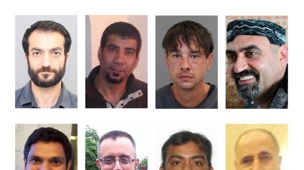 Composite image showing the faces of McArthur's eight victims.