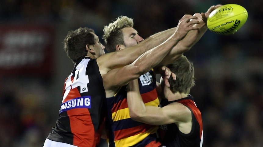 The Crows and Bombers will clash in the 2013 opener in Adelaide.