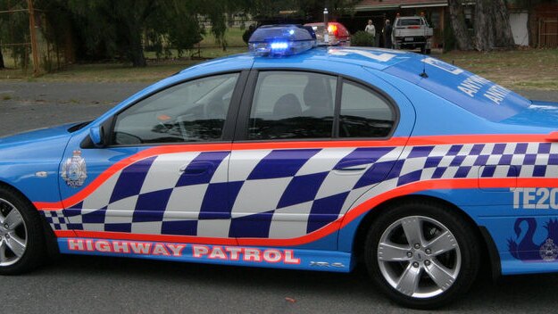 Police highway patrol car
