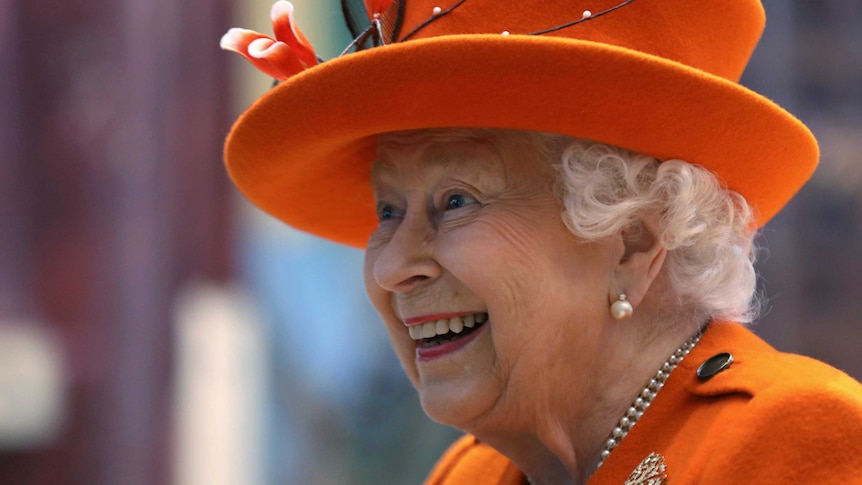 Britain's Queen Elizabeth II smiling