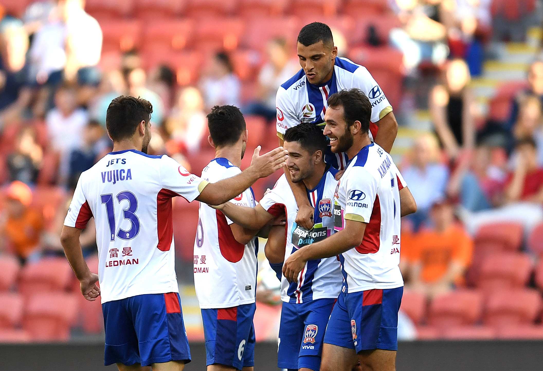 18+ Newcastle Jets Players Background