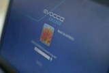 Evocca College log-in screen