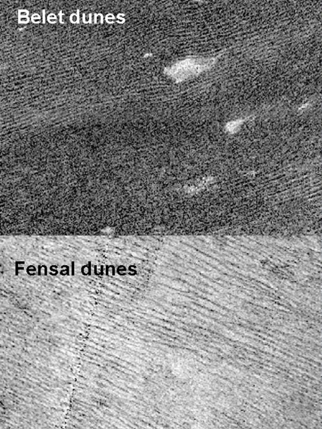Dunes on Titan.