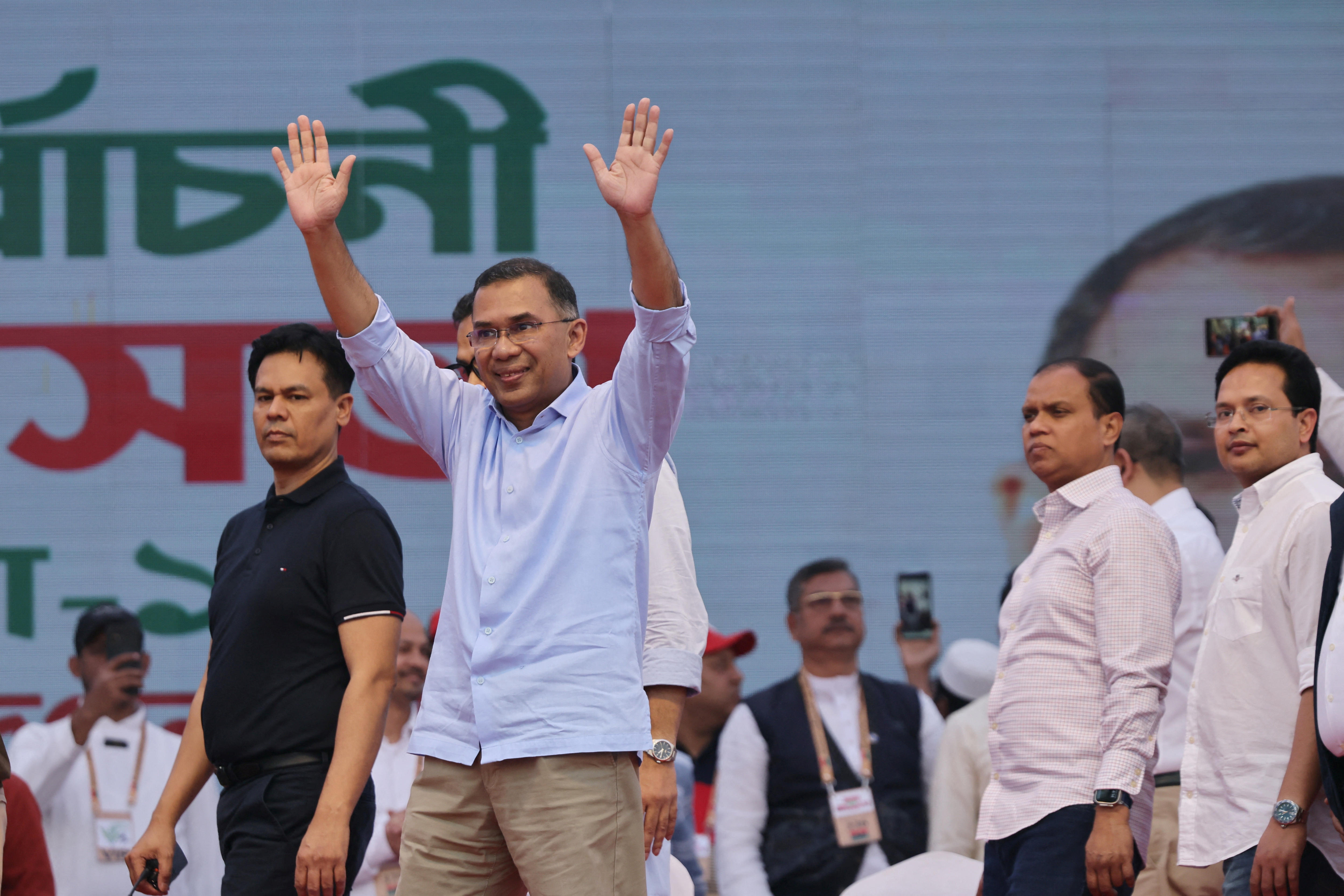 Former PM's son leads party to victory in post-uprising Bangladeshi election