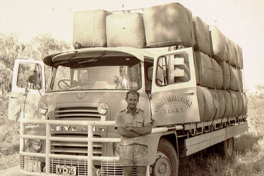 Michael Gugeri and his truck.