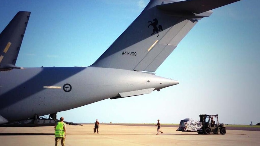 RAAF plane bound for the Philippines