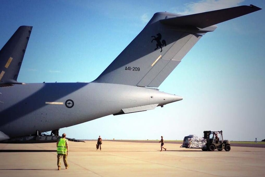 RAAF plane bound for the Philippines