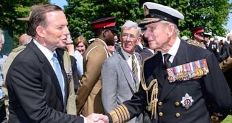 Tony Abbott and Prince Philip