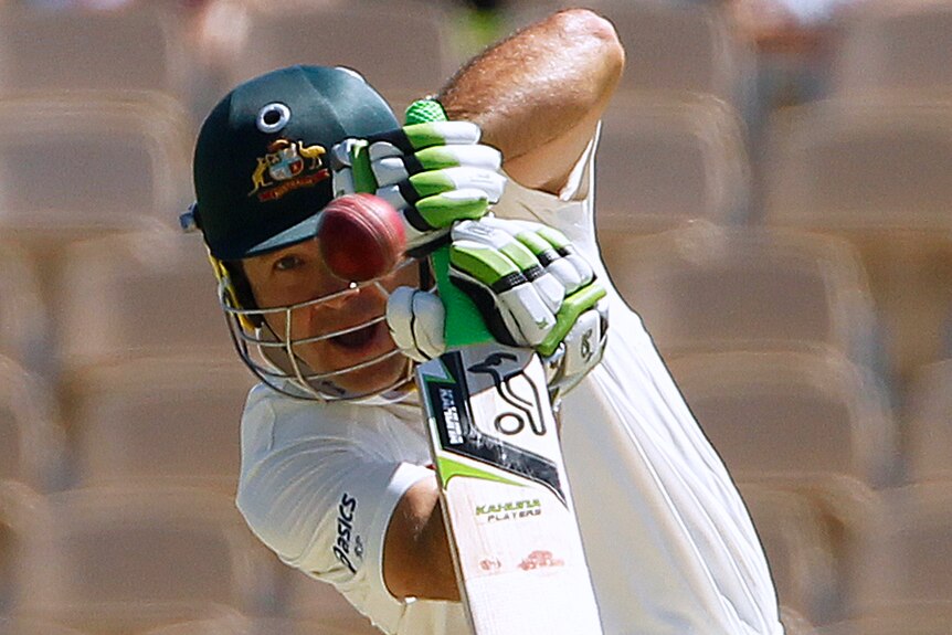 Ricky Ponting got off to a quick start on day one.