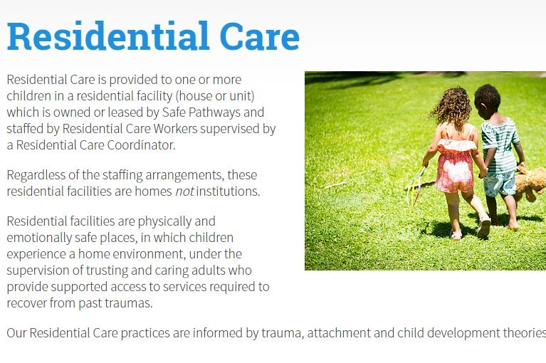 Excerpt from Safe Pathways website.