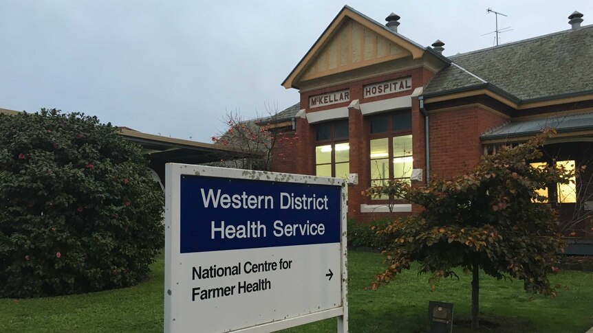 sign National Centre for Farmer Health in Hamilton, Victoria