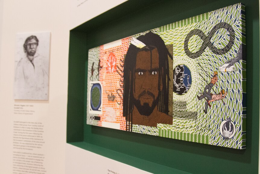 Artwork of Ryan Presley, a Brisbane Indigenous artist.