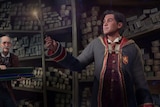 A wizard character in the Hogwarts Legacy video game