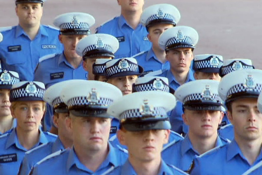 It's hoped these newly-graduated police officers will eventually have access to better worker's compensation.