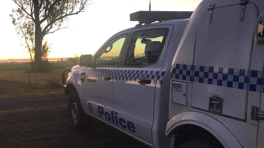 Police at the scene in Gunnedah.